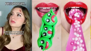 👄 Text To Speech 👄 ASMR Satisfying Eating || Briana Mizura|| POVs Tiktok Compilations 2023 #106