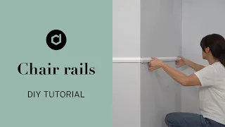 How to install chair rails? Quick & easy DIY tutorial by decoflair