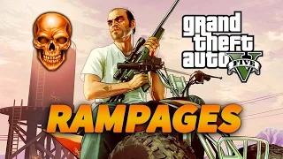 GTA 5 - Todas as Matanças Walkthrough (GTA 5 Rampages 100% Gold Medal)