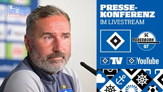 RE-LIVE: PRESSEKONFERENZ MIT TIM WALTER I 16. Spieltag I HSV vs. SC Paderborn 07