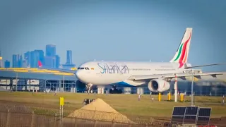 Airbus A330 Takeoff | Sri Lankan Airlines | Melbourne Airport | Plane Spotting