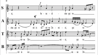 Mozart - Missa Solemnis in C major - KV 337 - 5 Benedictus - Alto