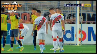 Perú 1 Ecuador 1 | Relato Ecuatoriano (Radio Redonda 96.9) | Punto de Oro.