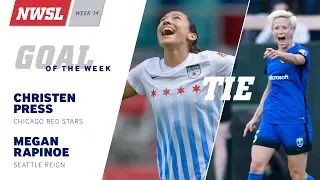 NWSL Week 14 Goal of the Week: Christen Press and Megan Rapinoe