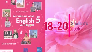 NEW!!! English with Bloggers 5 НУШ Unit 1  Lesson 1 Exercises 1-2 pp. 18-20 Student's Book