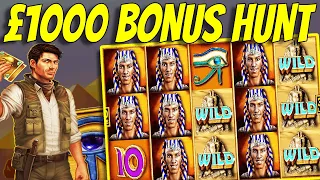 £1000 Bonus Hunt - £2 Stakes - Egyptian Theme: 9 Bonuses with a BIG WIN!!