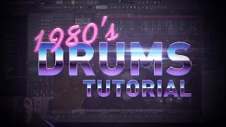 How to make awesome synthwave / 80s drums.