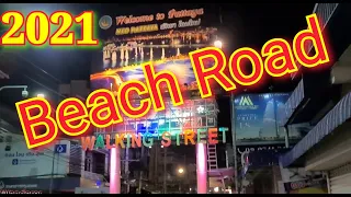 Thailand PATTAYA Walking Street , Beach Road March 2021