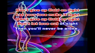 MODERN TALKING -  DON'T GIVE UP (KARAOKE)