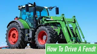 How to drive a Fendt Tractor