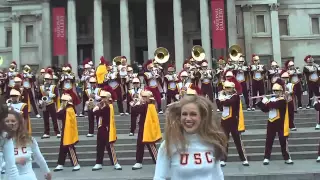 USC Trojan Marching Band Kids Aren't Alright Trafalgar Square London 2012