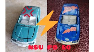 Модель NSU PO80 ссср реставрация