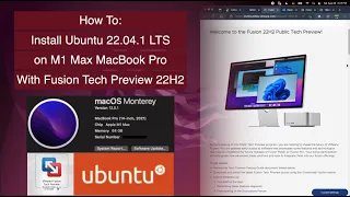 Ubuntu 22.04.1 LTS on Fusion TechPreview 22H2