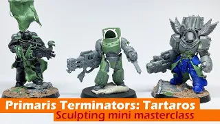 Sculpting Primaris Terminator Tartaros armour - Sculpting Masterclass