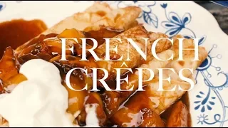 CRÊPES WITH SALTED CARAMEL SAUCE in the South of France