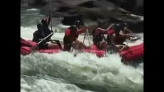 Rafting the mighty Zambezi