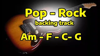 Pop Rock Am Backing Track - 100 BPM - Am-F-C-G