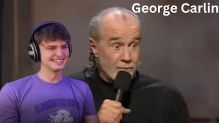 Teen Reacts To George Carlin For The First Time!!!