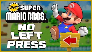 Is it possible to beat New Super Mario Bros. Without Pressing LEFT?