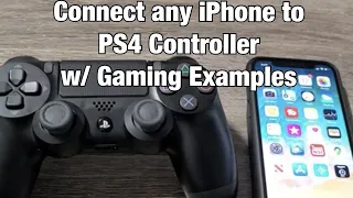 All iPhones: How to Connect PS4 Controller to Play Games (CODM Example)