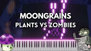 Moongrains - Piano Tutorial / Cover (Plants vs. Zombies) FREE MIDI