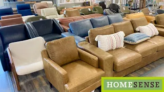 HOME SENSE FURNITURE SOFAS ARMCHAIRS COFFEE TABLES CABINETS SHOP WITH ME SHOPPING STORE WALK THROUGH