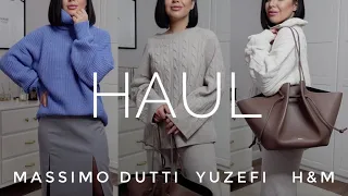 ОГРОМНЫЙ HAUL | ПОКУПКИ ОСЕНЬ - ЗИМА 2021-2022 | Massimo Dutti | H&M | Namelazz | Farfetch | TOPTOP