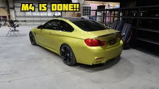 Rebuilding A Wrecked 2016 BMW M4 PART 3