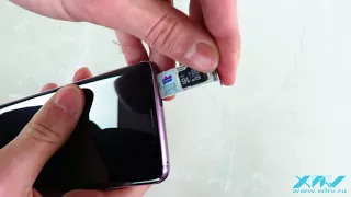 Как вставить SIM-карту в Samsung Galaxy S9 (XDRV.RU)
