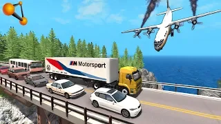 ЭТО НЕ ПУНКТ НАЗНАЧЕНИЯ! ЭТО МАСШТАБНАЯ КАТАСТРОФА НА МОСТУ | BeamNG.drive