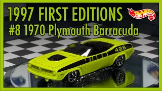 Hot Wheels 1997 First Editions 1970 Plymouth Barracuda #8/12