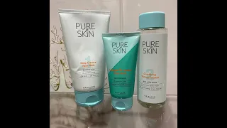 Skin Care Routine with Oriflame Pure Skin Products