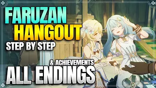 Faruzan Hangout Event All Endings + Achievements! -【Genshin Impact】