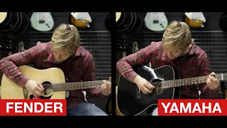 Fender CD-60 vs Yamaha F370 🎸 Какая Гитара ЛУЧШЕ?