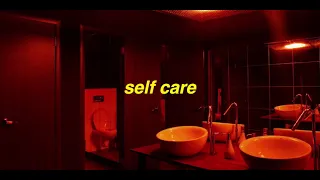 self care but you're in the bathroom at a party.