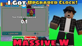 😍MY BIGGEST TRADE EVER 😱 I GOT UPGRADED TITAN CLOCK MAN 🕰️ (Toilet Tower Defense)