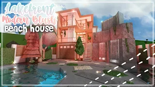 Lakefront Blush Aesthetic Family Beach House Speedbuild and Tour - iTapixca Builds