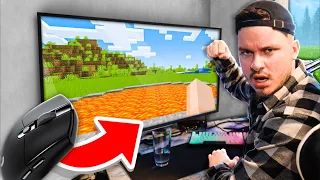 I Used a WIRELESS Mouse to Fool My Friend in Minecraft!