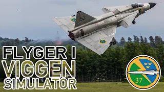 From DCS to the Cockpit: Flying a realistic AJS 37 Viggen Simulator