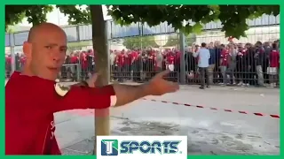 Las INCREÍBLES imágenes a las AFUERAS del Stade de France tras el CHOQUE de policía y fans