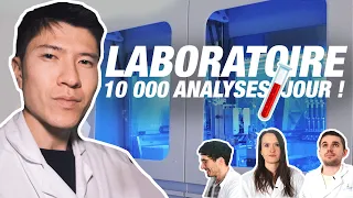 Je visite le LABO de l'HÔPITAL de LILLE ! 🧪 10 000 analyses/jour 🧬