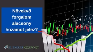 A növekvő forgalom alacsony hozamot jelez a részvények piacán