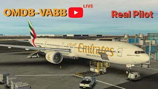 Real Pilot Infinite Flight OMDB-VABB LIVE!