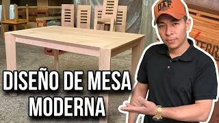 COMO DISEÑAR MESA PARA COMEDOR MODERNO *Bien explicado*