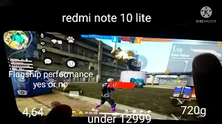 Redmi note 10 lite handcam 4 64 free fire test high fps