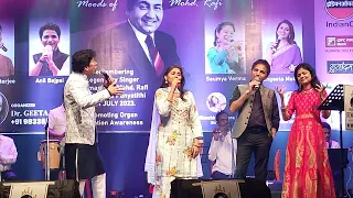 Medley-Aaja Aaja-O Haseena Zufowali in Yaad Na Jaye- Moods of Mohammad Rafi -Jeevan Events-31.07.23