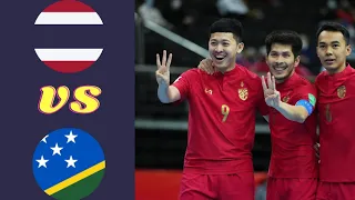 Thailand (ประเทศไทย)  Solomon Islands Highlights - Futsal World Cup 2021 (9/19/2021)