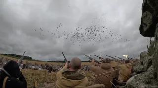 INSANE 13 Man Goose Hunting Massive Flocks! (HUGE SPINS)