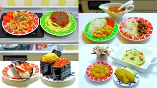 Konapun Spaghetti Sushi Curry Rice Pizza Fast Food Playset Compilation [NOT EDIBLE]