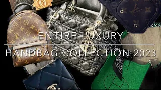 My Entire Luxury Handbag Collection 2023 | Chanel, Hermes, LV, Dior, etc.